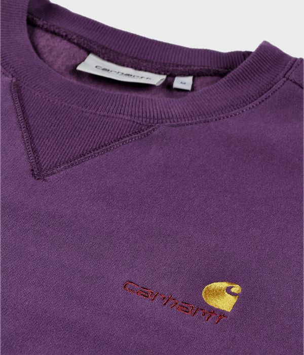 Carhartt WIP American Script Felpa (huckleberry)