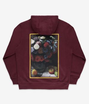 Poetic Collective Flower Hoodie (burgundy)