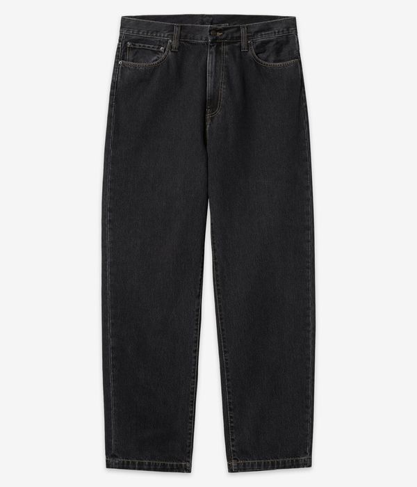 Carhartt WIP Aaron Pant Camano Jeans (black stone washed)