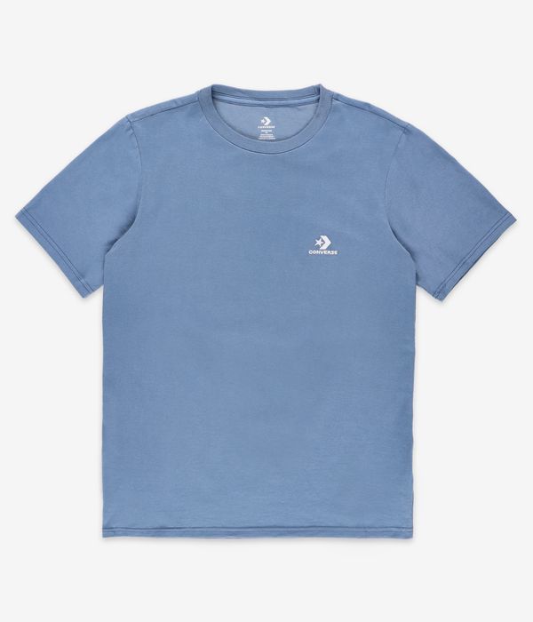 Converse Go-To Embroidered Star Chevron Standard T-Shirt (lakeside blue)