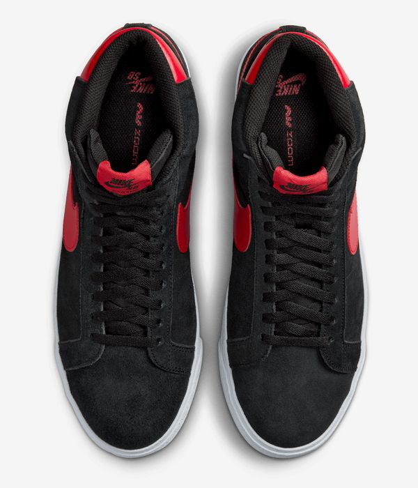 Nike SB Zoom Blazer Mid Shoes (black university red)