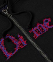 Dime Classic Veins Zip-Hoodie (black)