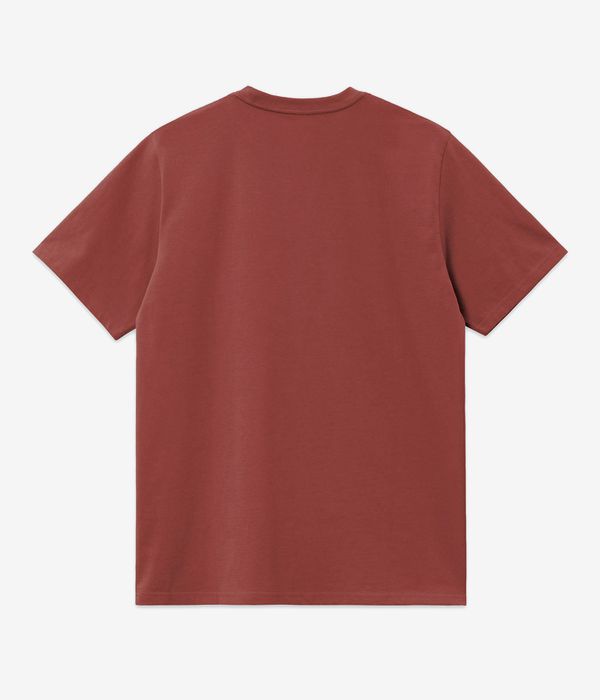 Carhartt WIP American Script Organic T-Shirt (oxide red)