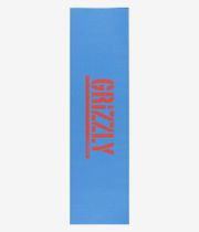 Grizzly Stamped Necessities 9" Griptape (blue red)