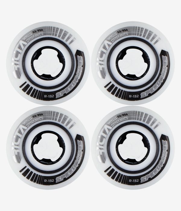 Ricta Speedrings Wide Roues (white grey) 53mm 99A 4 Pack