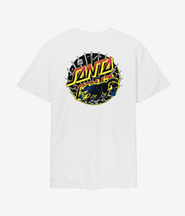 Santa Cruz Kendall Wolf Dot T-Shirt (white)