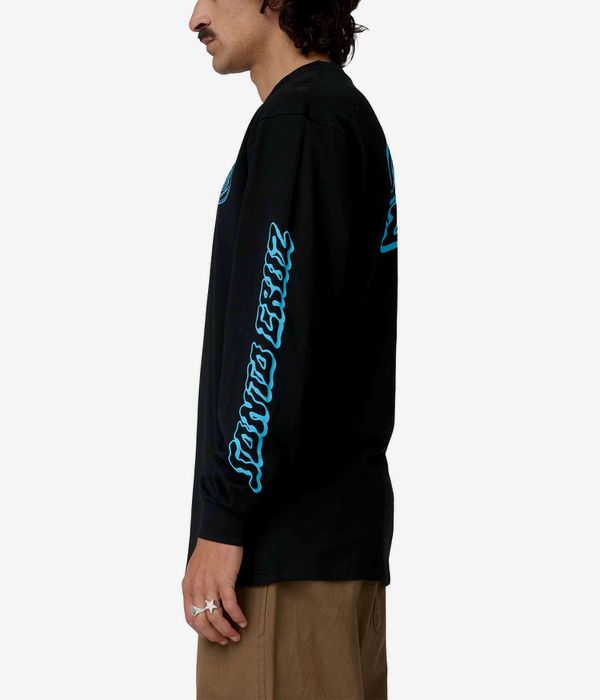 Santa Cruz Mono Vertigo Dot Camiseta de manga larga (black)