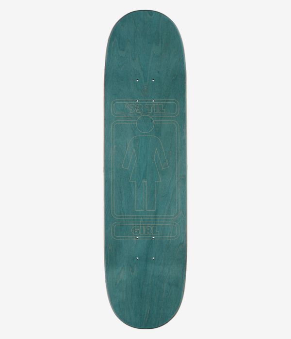 Girl Malto 93 Til Khaki To Shacky OG Twin Tip 8.5" Skateboard Deck (white)