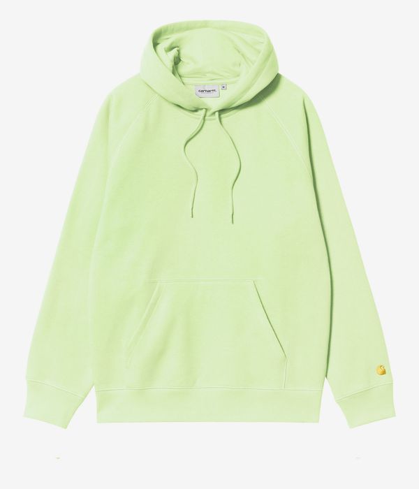 Carhartt WIP Chase sweat à capuche (air green gold)