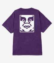 Obey Bold Icon Face T-Shirt (pigment imperial purple)