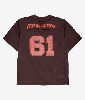 Fucking Awesome Stamp Logo Practice Jersey T-Shirt (brown red)