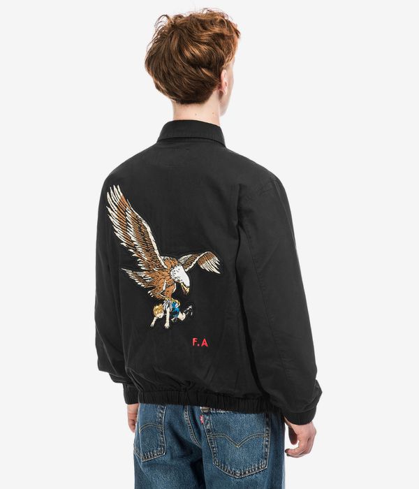 Fucking Awesome Washed Harrington Jas (black)