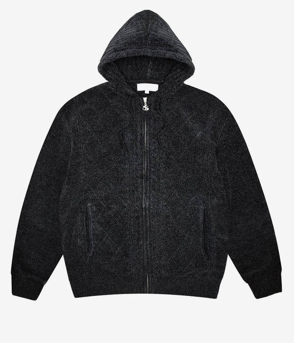 Yardsale Dreamer Chenille Sudadera con cremallera (black)