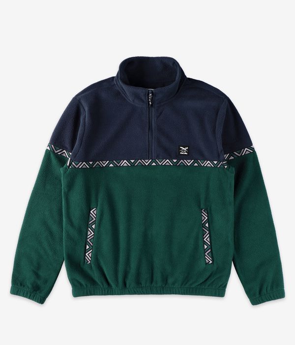 Iriedaily Monte Noe Troyer 1/2-Zip Sweatshirt (blue green)