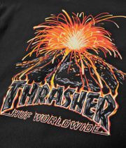 HUF x Thrasher Meltdown Heavyweight Hoodie (washed black)