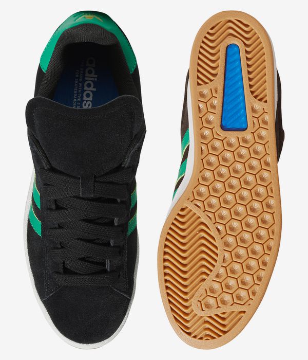 adidas Skateboarding Campus 90s ADV Shoes (core black court green white)