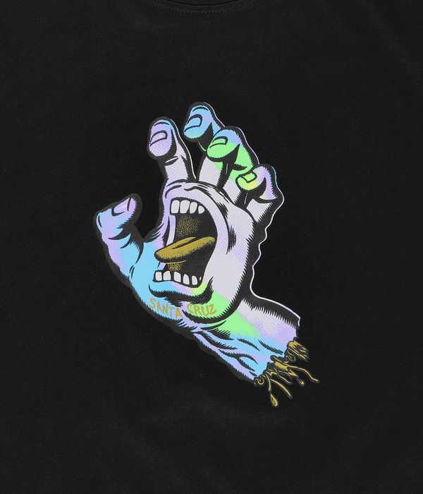 Santa Cruz Holo Screaming Hand Camiseta (black)
