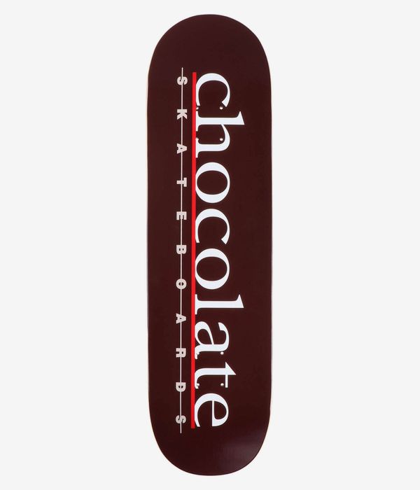 Chocolate Capps The Bar Logo 8.5" Skateboard Deck (brown)