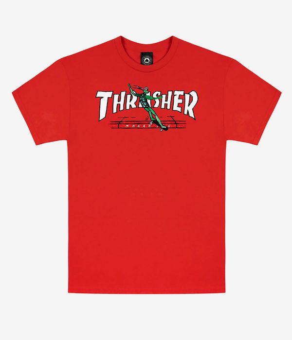 Thrasher Red Curb T-Shirt (red)