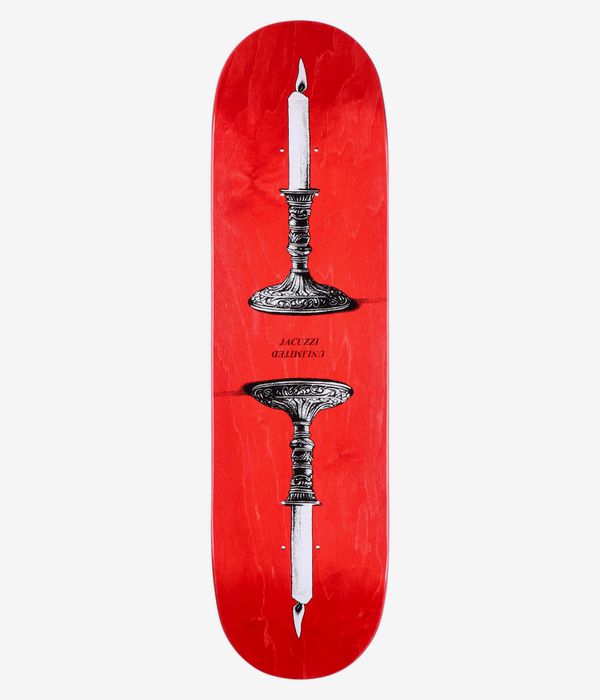 Jacuzzi Burnt Ends Twin Tail 8.5" Skateboard Deck (red)