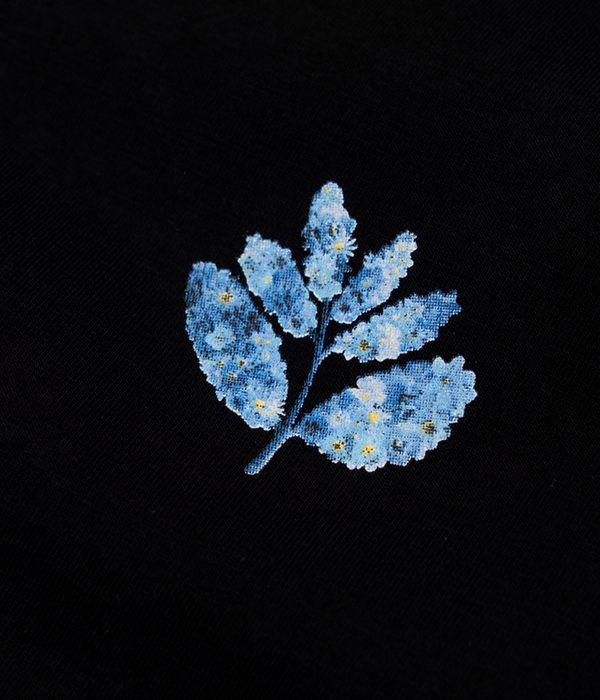 Magenta x Blue Flowers Collab T-Shirt (black)