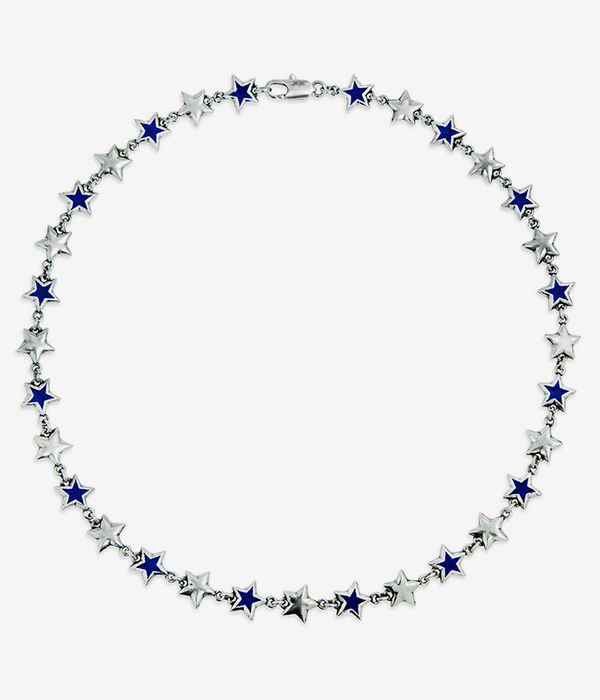 Twojeys Enameled Stars necklace (silver)