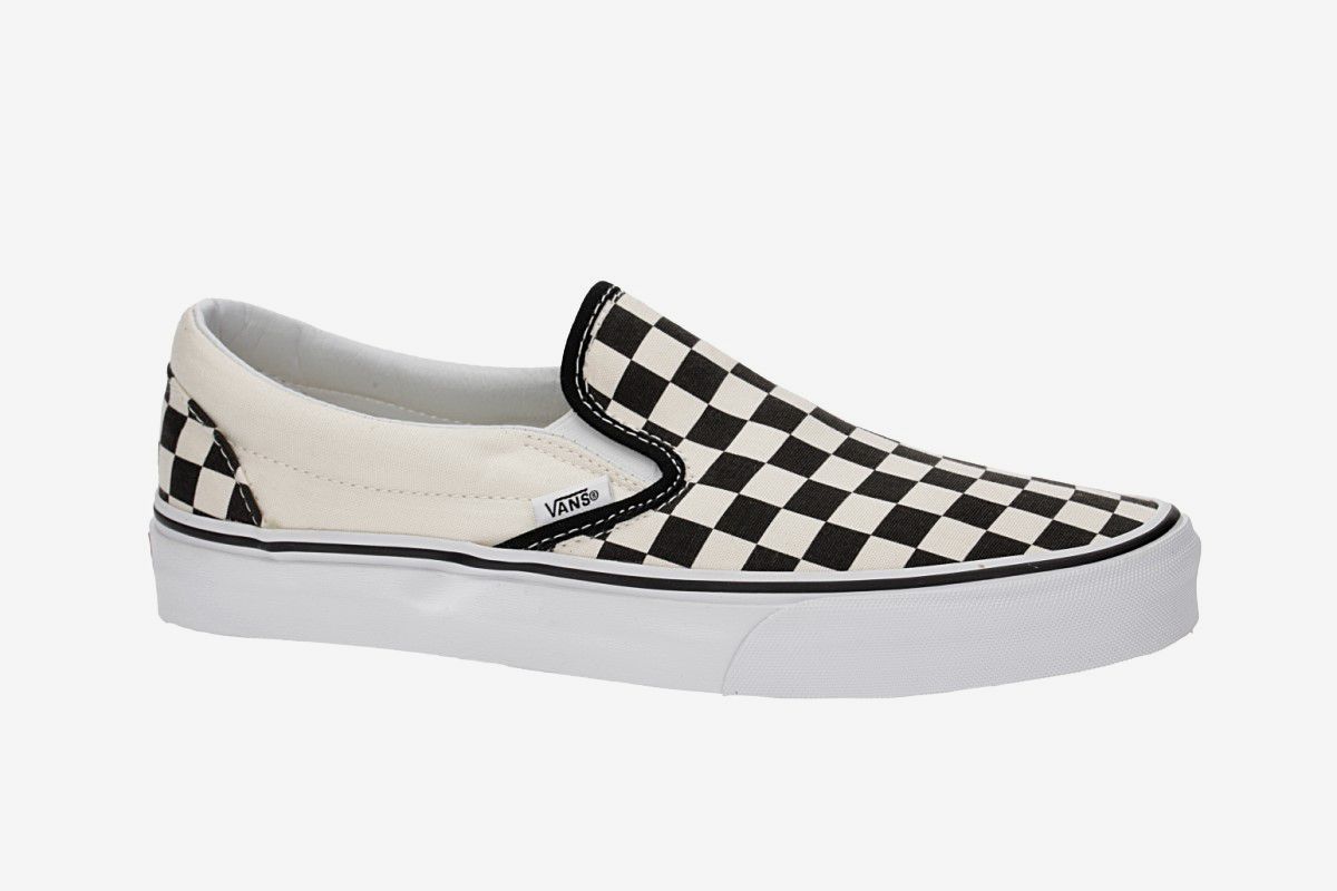 Vans Classic Slip-On Schoen (black white checkerboard)