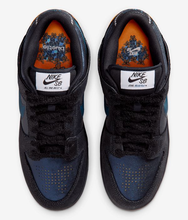 Nike SB x Bluetile Dunk Low Shoes (black marina white campfire oran)