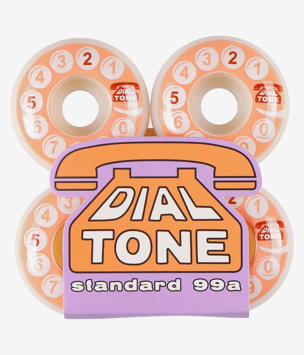 Dial Tone OG Rotary Standard Wheels (white) 52mm 99A 4 Pack