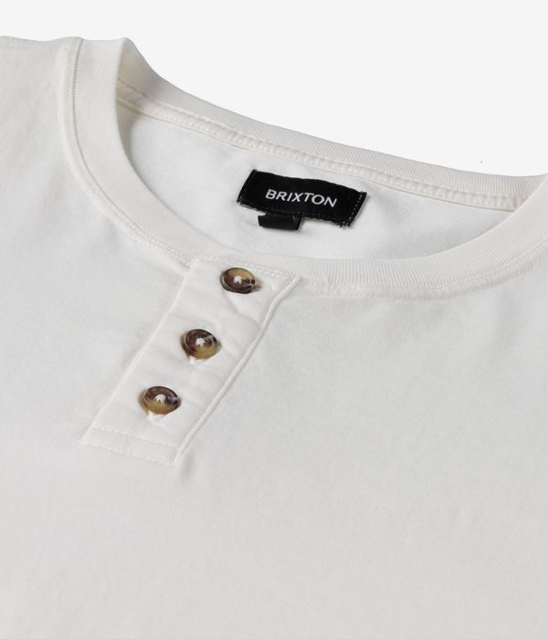 Brixton Baseline Henley T-Shirt (off white vintage wash)