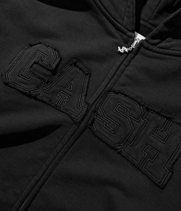 Cash Only Campus Zip-Hoodie (washed black)