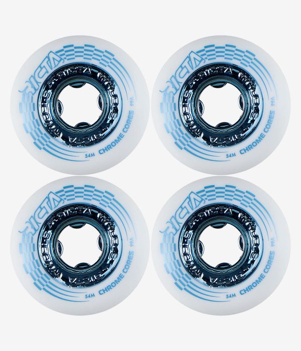 Ricta Chrome Core Roues (white teal) 54mm 99A 4 Pack