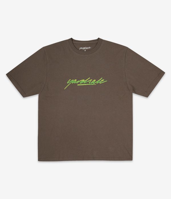 Yardsale Script Sludge T-Shirt (tan)