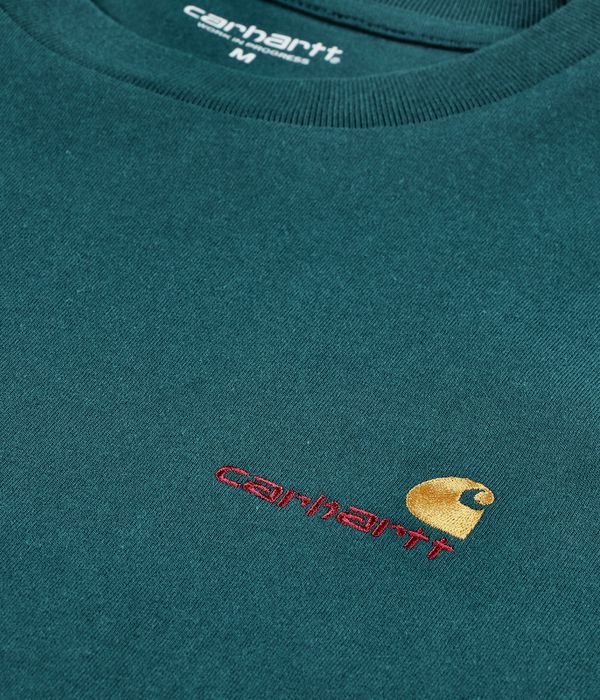 Carhartt WIP American Script Organic T-Shirt (malachite)