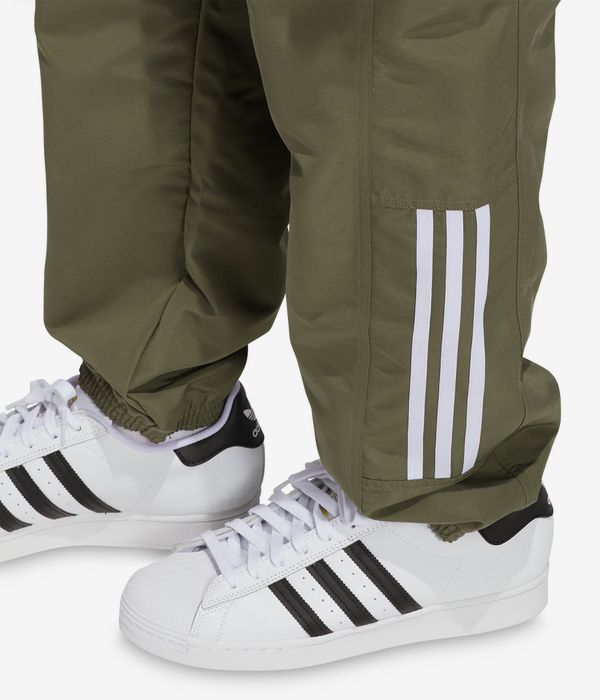 adidas Gatsele Track Pants (olive strate white)