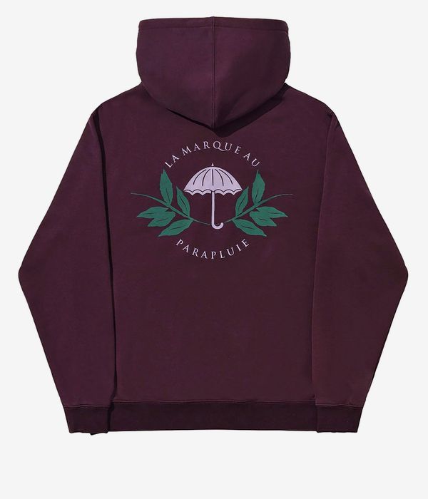 Hélas La Marque sweat à capuche (dark plum)