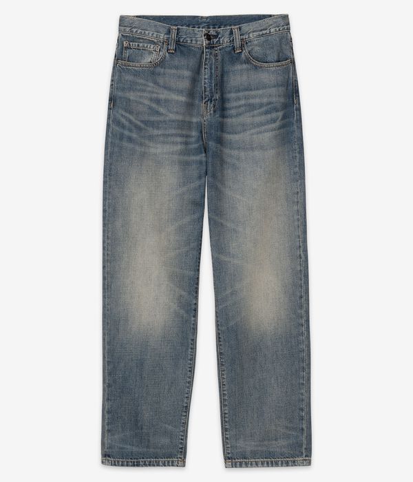 Carhartt WIP Aaron Pant Camano Jeans (blue worn used wash)