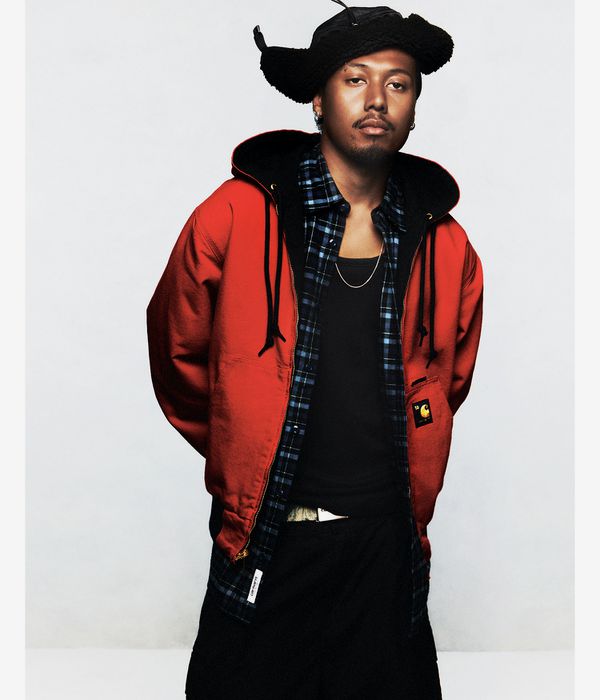 Carhartt WIP 50 Years Anniversary OG Active Canvas Jacket reversible (black usa red rinsed)