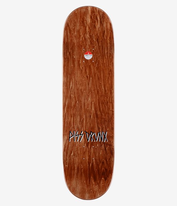 Pissdrunx Original Logo 9" Skateboard Deck (orange)