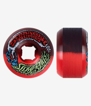 Santa Cruz x Stranger Things Slime Balls Vomits Rouedas (red black) 54mm 99A Pack de 4