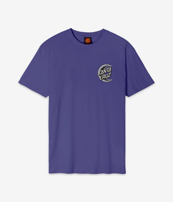 Santa Cruz Crescent Moon Chest T-Shirt (navy dusk)