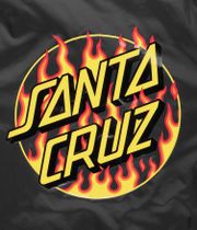 Thrasher x Santa Cruz Flame Dot Jas (black)