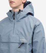 Carhartt WIP Windbreaker Pullover Veste (frosted blue white)