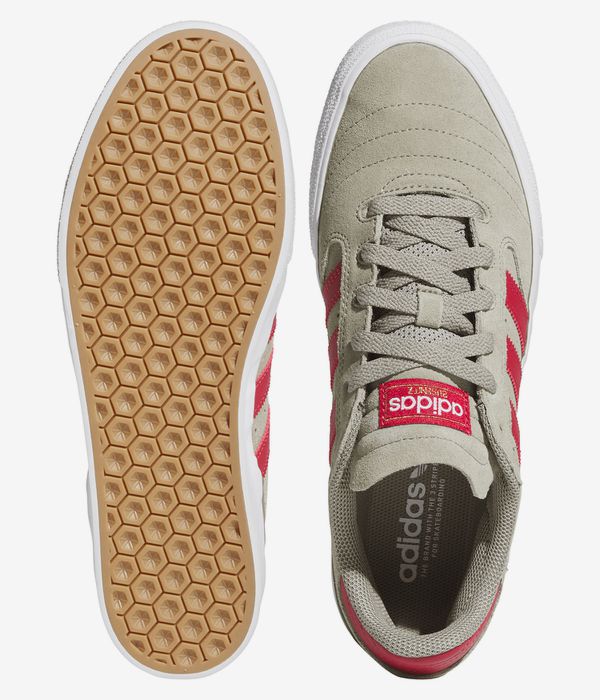 adidas Skateboarding Busenitz Vulc II Chaussure (silver pebble team victory red w)