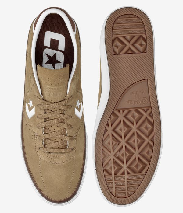 Converse CONS Louie Lopez Pro Suede Shoes (toadstool tan dark whisky)