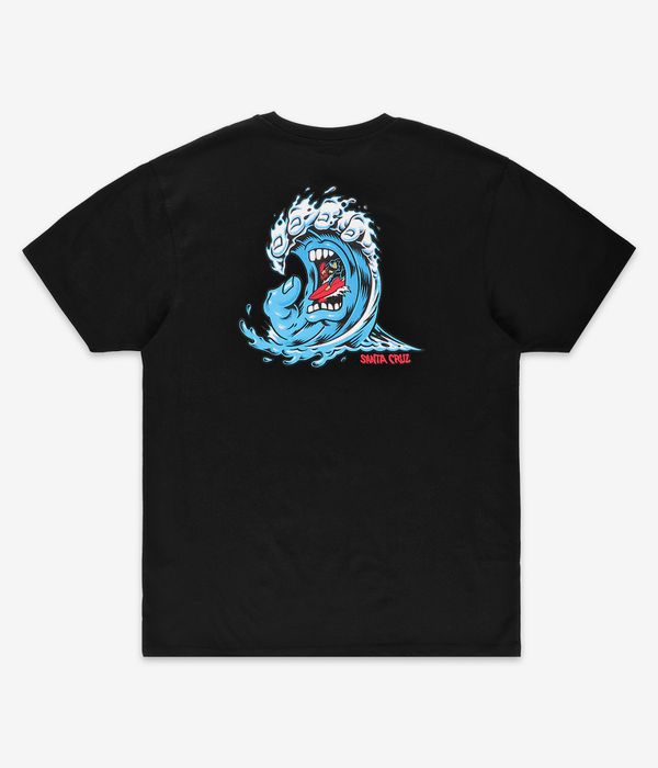 Santa Cruz Screaming Wave T-Shirt (black)