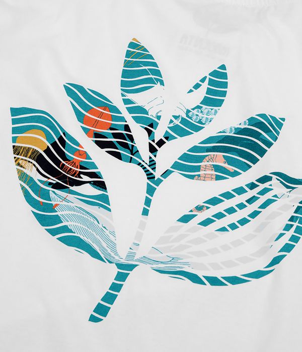 Magenta Deep Plant T-Shirt (white)