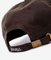 Anuell Mooser Waxed 6 Panel Casquette (dark brown)