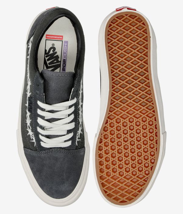 Vans Skate Old Skool Splatter Shoes (grey)