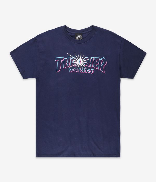 Shop Thrasher x Alien Workshop Nova T-Shirt (navy) online